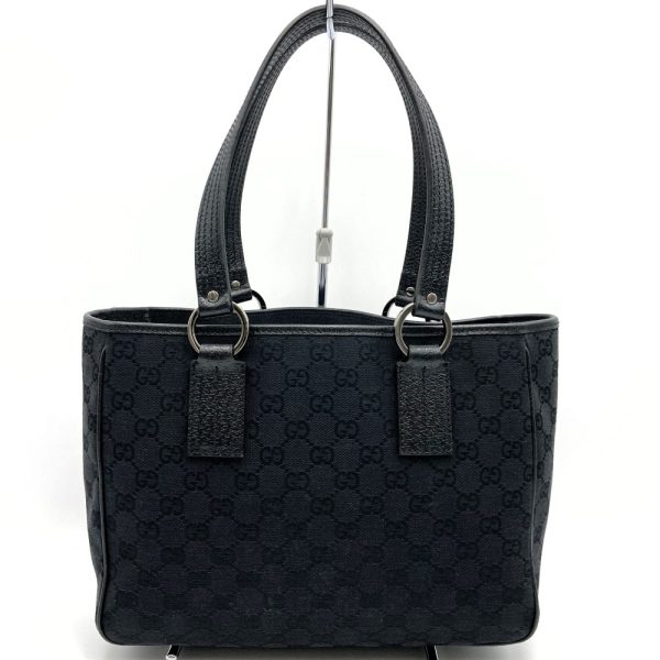 it3cqr4yvbm8 2 Gucci GG Canvas Tote Bag Black