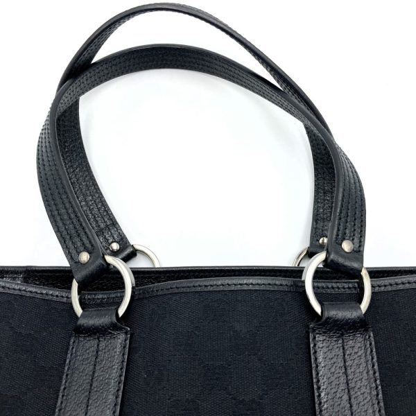 it3cqr4yvbm8 5 Gucci GG Canvas Tote Bag Black