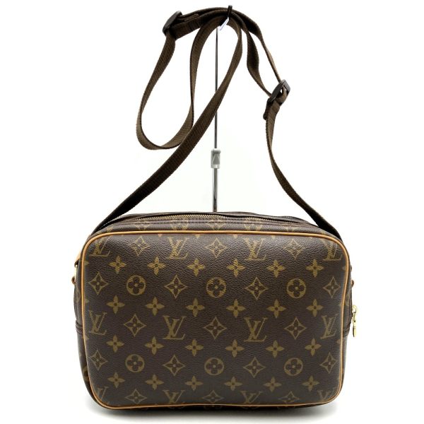 it3fjuvlifu0 2 Louis Vuitton Reporter PM Shoulder Bag Brown Monogram