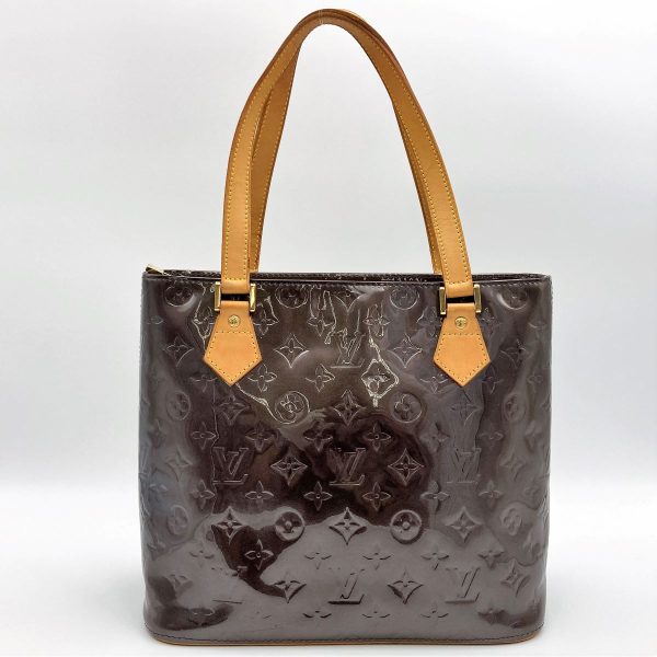 it3nvdlxc2ts 2 Louis Vuitton Houston Vernis Tote Bag Brown