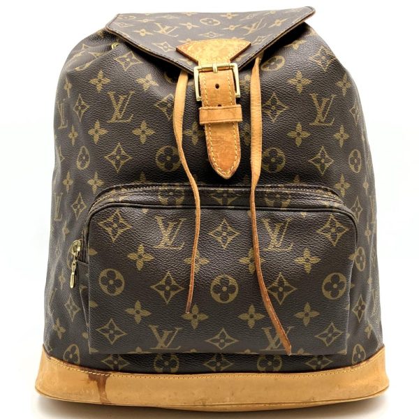 it3quwp3e21s 1 Louis Vuitton Montsouris Monogram Canvas Rucksack Brown