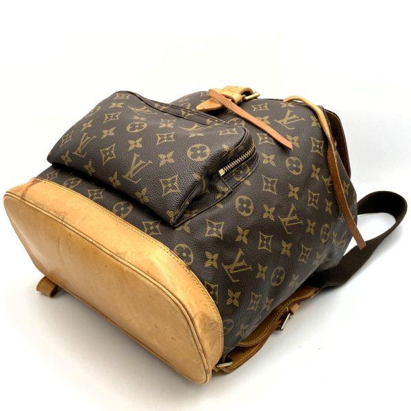 it3quwp3e21s 3 Louis Vuitton Montsouris Monogram Canvas Rucksack Brown