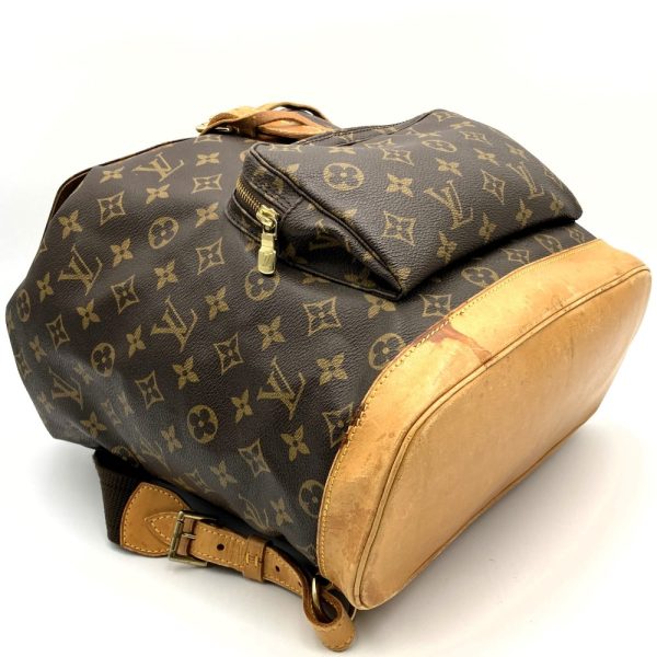 it3quwp3e21s 4 Louis Vuitton Montsouris Monogram Canvas Rucksack Brown