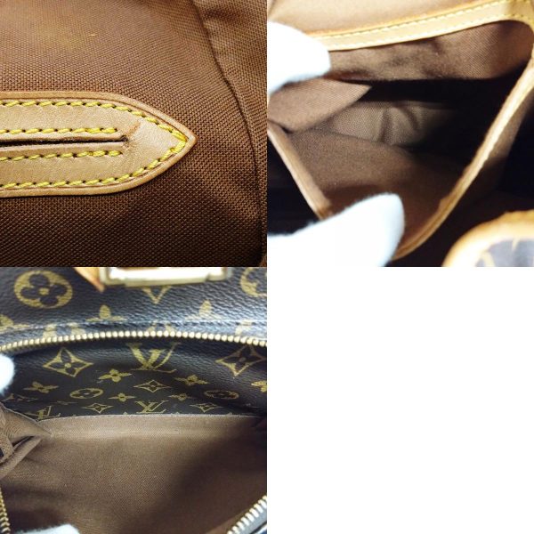 it3quwp3e21s 9 c Louis Vuitton Montsouris Monogram Canvas Rucksack Brown