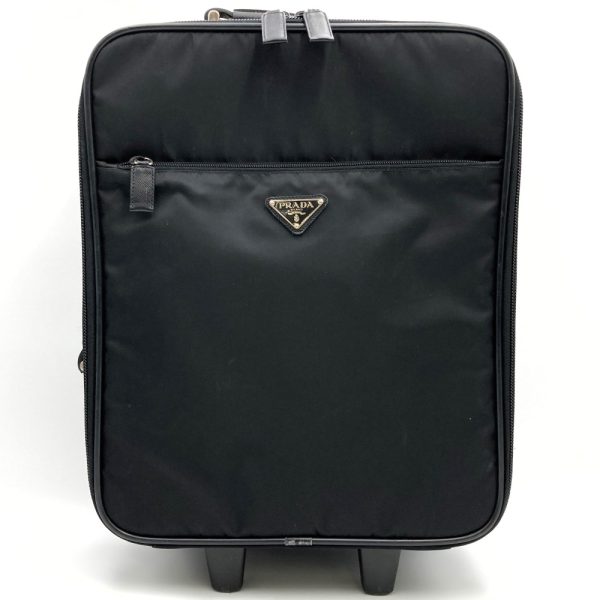 it4dko9irn3s 1 Prada Nylon Carry Case Suitcase Black