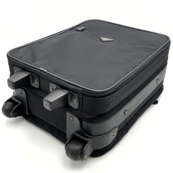 it4dko9irn3s 3 Prada Nylon Carry Case Suitcase Black