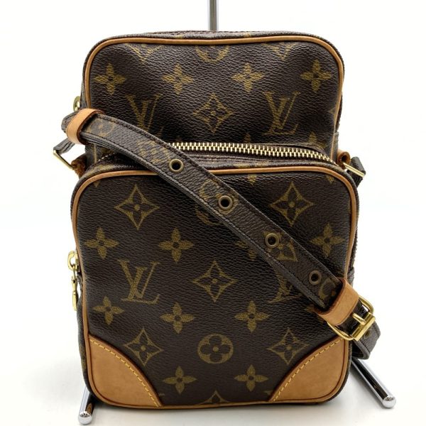 it4lq9g178pg 3 Louis Vuitton Amazon Shoulder Bag Crossbody Brown Monogram