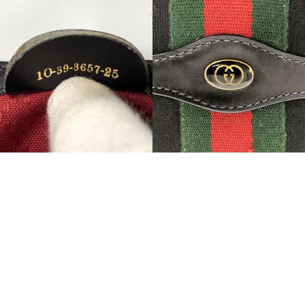 it51kvky36xm 13 c Gucci Perfume Shoulder Bag GG Canvas Black