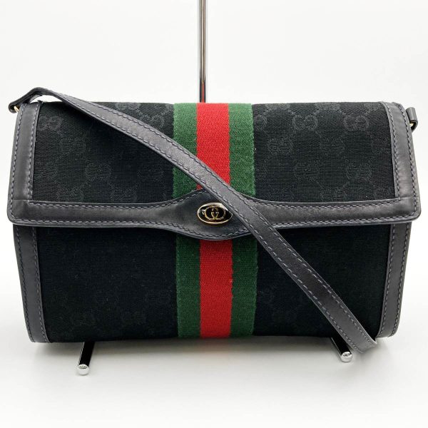 it51kvky36xm 5 Gucci Perfume Shoulder Bag GG Canvas Black