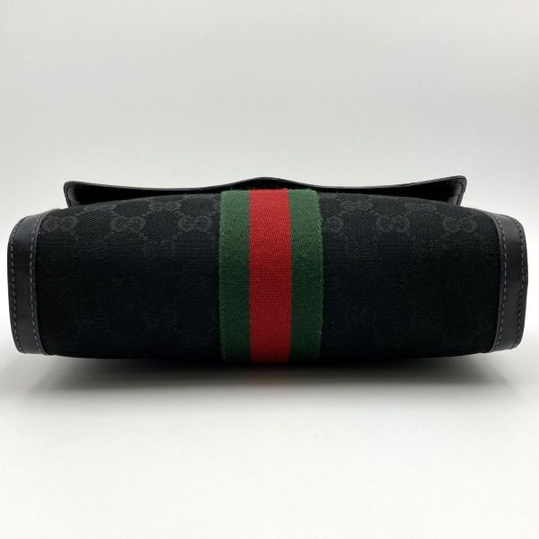 it51kvky36xm 6 Gucci Perfume Shoulder Bag GG Canvas Black