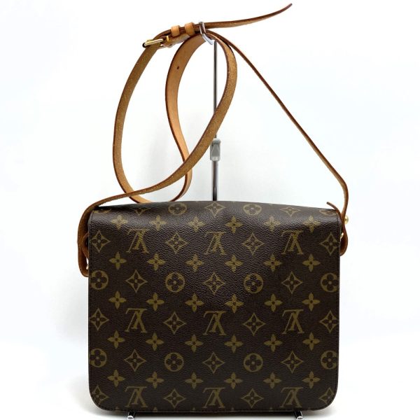 it5oz79444fm 2 Louis Vuitton Cartesiere MM Shoulder Bag Monogram Brown