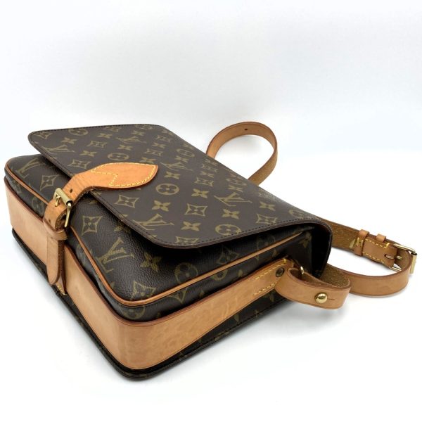 it5oz79444fm 4 Louis Vuitton Cartesiere MM Shoulder Bag Monogram Brown