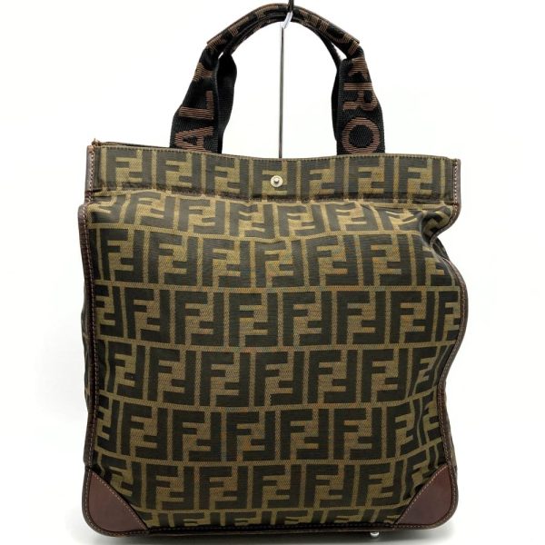 it5qm92o25k0 2 Fendi Zucca Pattern Nylon Tote Bag Khaki