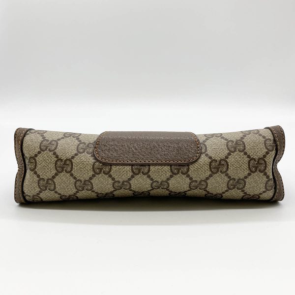 it6i3gojzc8s 2 Gucci Old Gucci Clutch Bag GG Supreme Sherry Line Brown