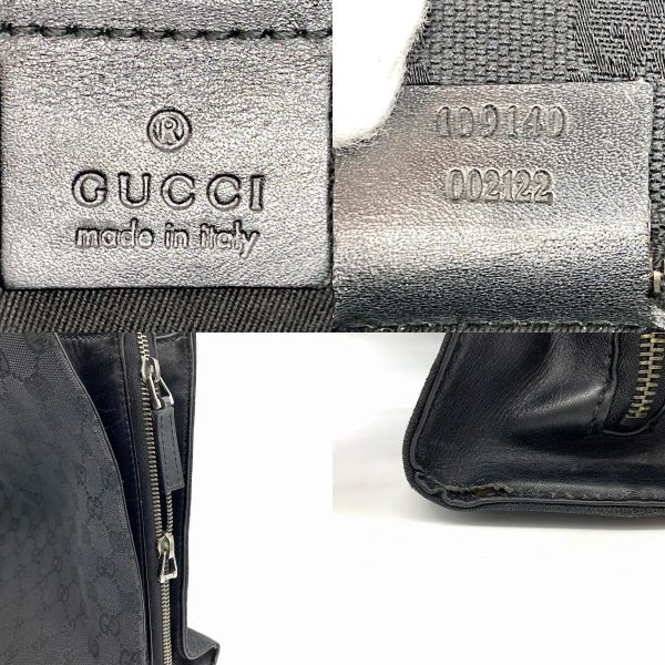 it6i9ehpe17n 13 c Gucci GG Pattern Tote Bag Black