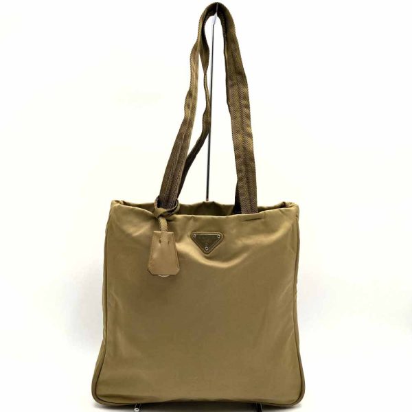 it6tmvxzs244 1 Prada Nylon Tote Handbag Beige