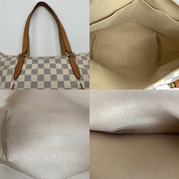 it6tu1v07yg4 8 c Louis Vuitton Totally PM Tote Bag Shoulder Bag Damier Azur PVC White