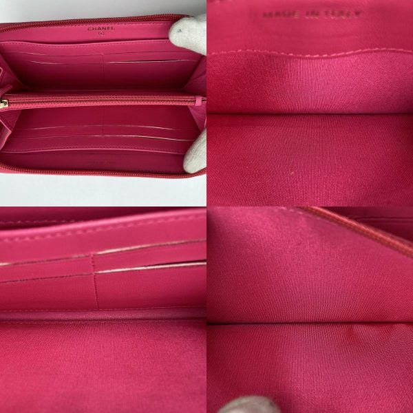 it77nrr28y8s 8 c Chanel Boy Chanel Matelasse Lambskin Long Wallet Pink