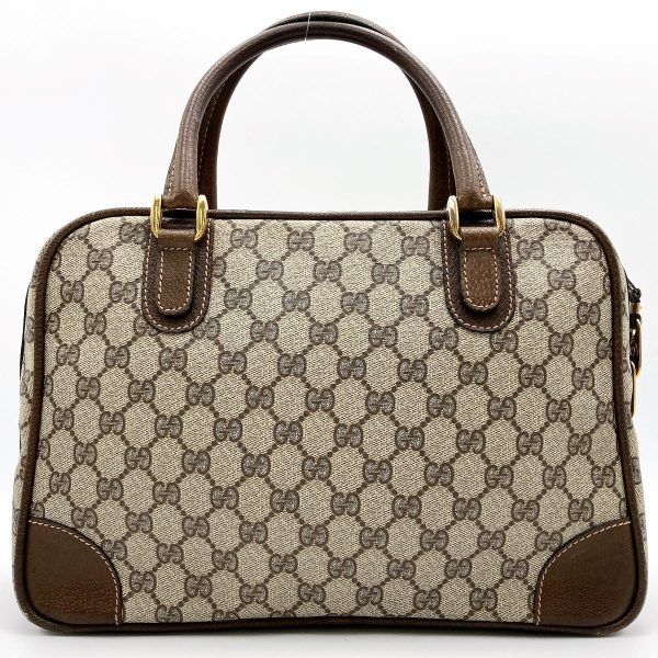 it7w00psc0qz 2 Gucci Old Gucci Boston Bag GG Supreme Brown