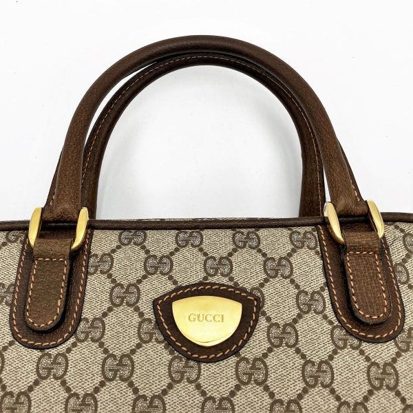 it7w00psc0qz 8 Gucci Old Gucci Boston Bag GG Supreme Brown