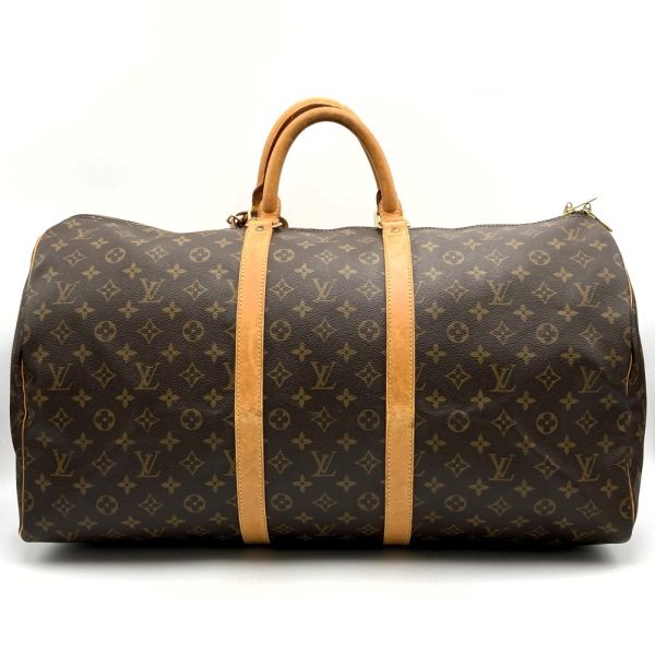 it7z4q4lswu4 2 Louis Vuitton Keepall Boston Bag Monogram Brown