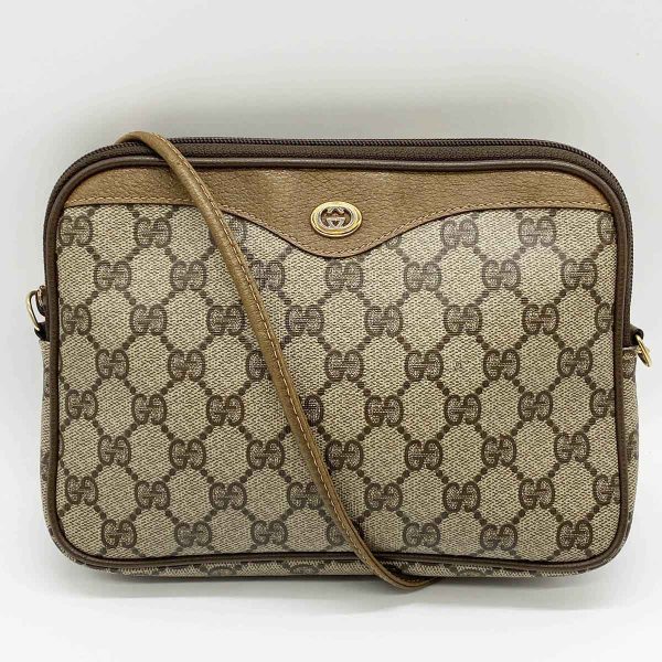 it8a1kihajvh 1 Gucci Old Gucci Shoulder Bag Pochette Brown