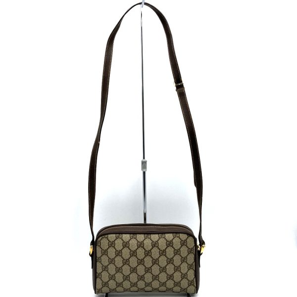 it8ejpmho4pe 2 Gucci Old Gucci Shoulder Bag GG Supreme Brown