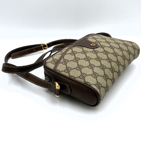 it8ejpmho4pe 5 Gucci Old Gucci Shoulder Bag GG Supreme Brown