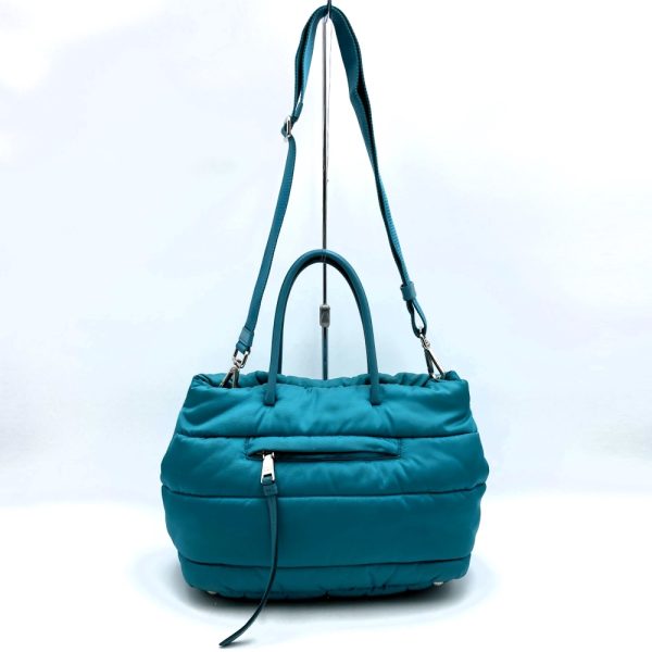 it8rcbvwzsgk 2 Prada Nylon 2 Way Shoulder Handbag Blue Green