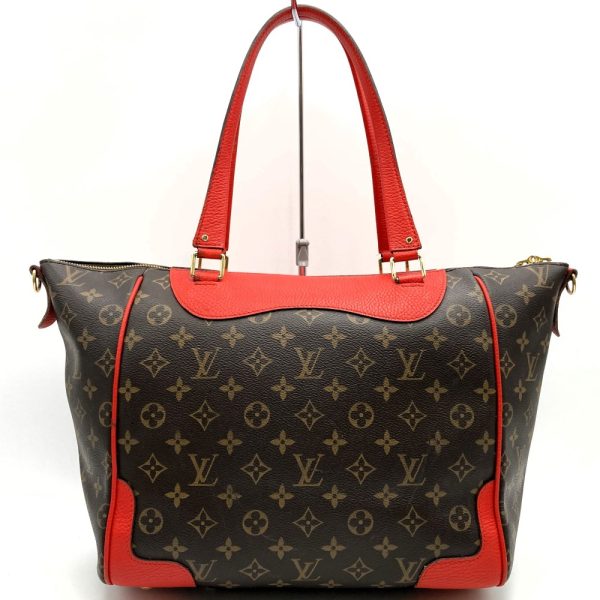 it8vqc18c78i 2 Louis Vuitton Estrella MM Tote Bag Monogram Brown Red