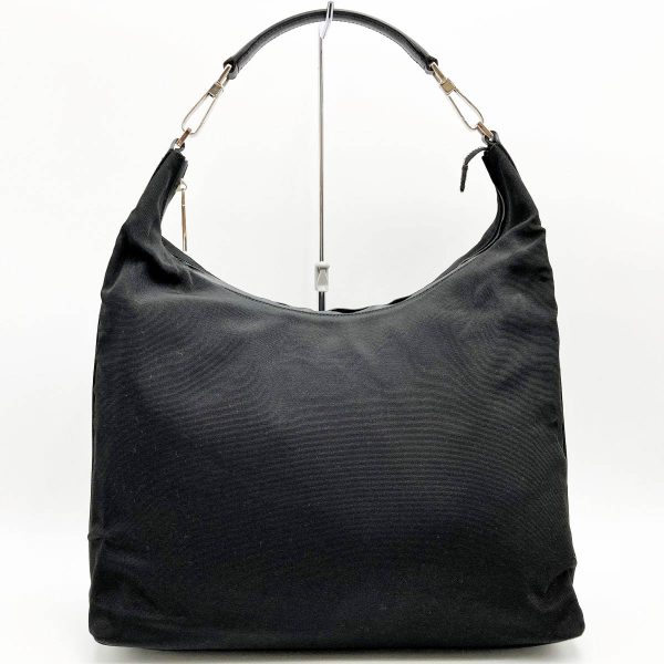 it8x1vlzdf50 1 Gucci Hobo Shoulder Bag Nylon Black