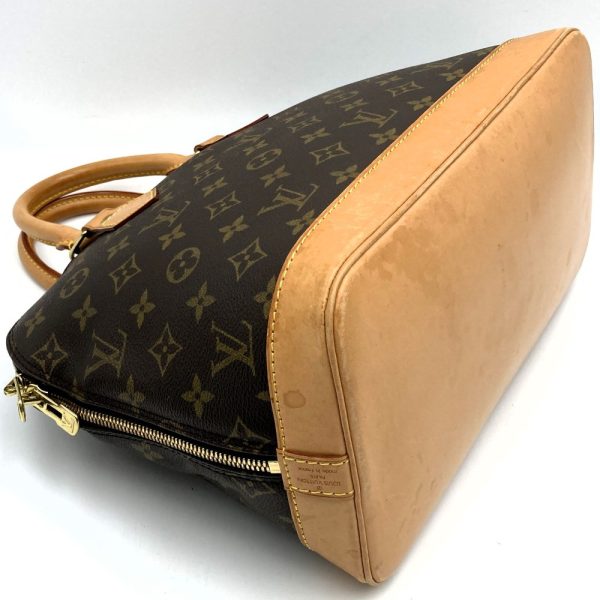 it98f8er430u 4 Louis Vuitton Old Alma Handbag Shoulder Bag Monogram Brown