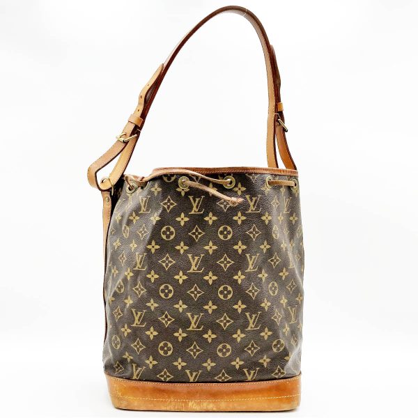 it9axlq3qhog 1 Louis Vuitton Noe Monogram Drawstring Bag Brown