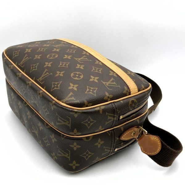 it9ofjhl1a00 4 Louis Vuitton Reporter PM Shoulder Bag PVC Monogram Canvas Brown