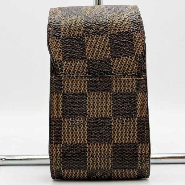 ita2j4verq3k 1 Louis Vuitton Etuit Cigarette Damier Tobacco Case Brown