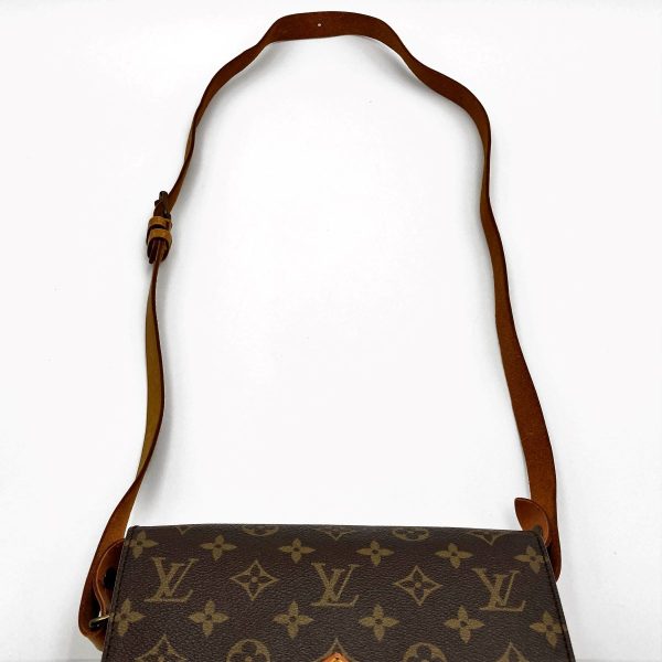 ita9x9td5y77 8 Louis Vuitton Cartesier MM Shoulder Bag Crossbody Bag Monogram PVC Brown