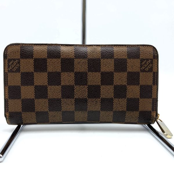 itagn4ahlnxw 2 Louis Vuitton Zippy Wallet Long Wallet Damier Ebene Brown