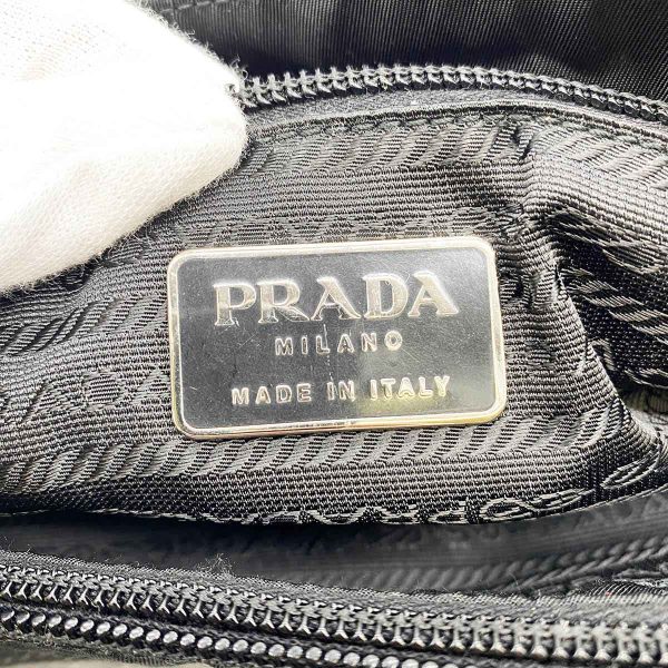 itanrflo7lzp 5 Prada Nylon Tote Handbag Black