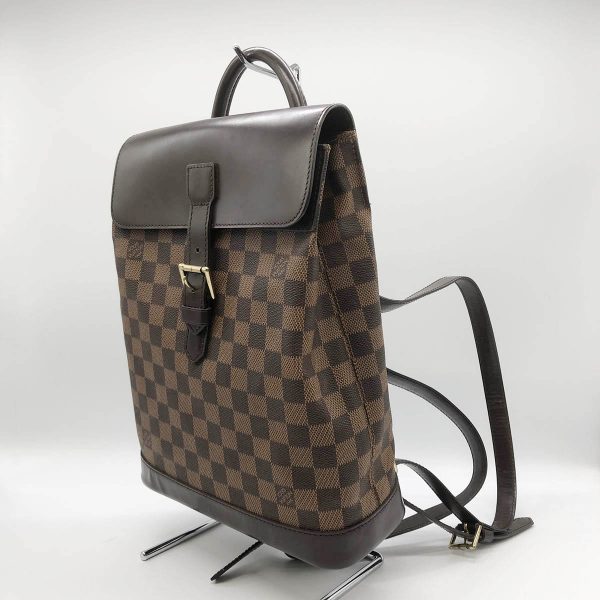 itat7i6km2n8 3 Louis Vuitton Soho Damier Backpack Brown