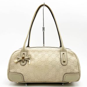 itavxwmvtryg 0 Prada 2WAY Duet Logo Jacquard Canvas Leather Drawstring Shoulder Bag Handbag