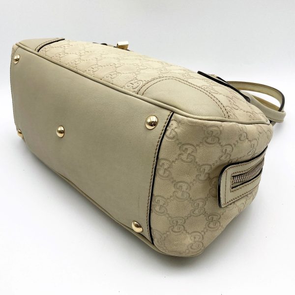 itavxwmvtryg 7 Gucci Princy Guccisima Mini Boston Bag Ivory White