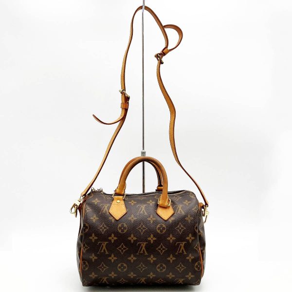 itbckwox9vrc 1 Louis Vuitton Speedy 25 Bandouliere Shoulder Bag Monogram PVC Brown