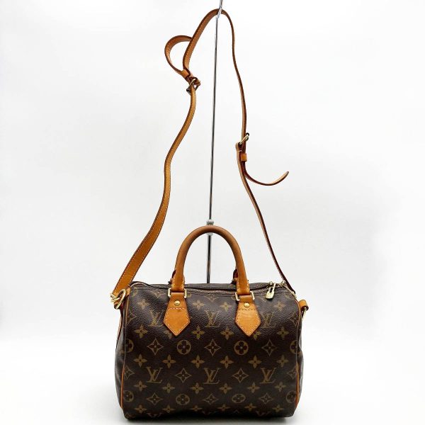 itbckwox9vrc 2 Louis Vuitton Speedy 25 Bandouliere Shoulder Bag Monogram PVC Brown