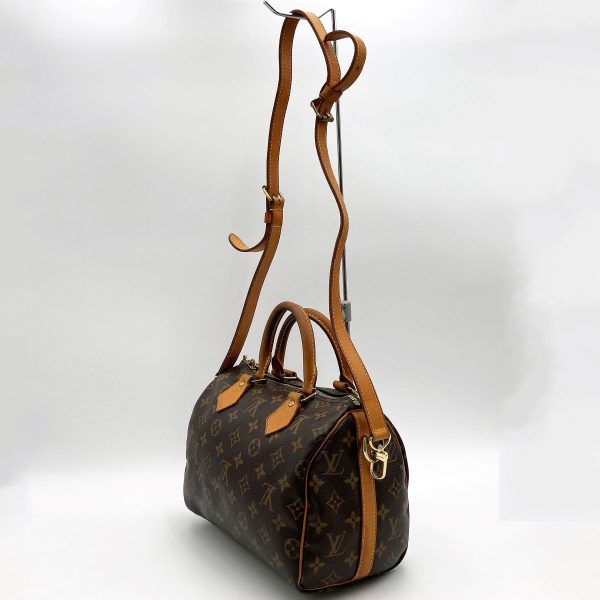 itbckwox9vrc 4 Louis Vuitton Speedy 25 Bandouliere Shoulder Bag Monogram PVC Brown