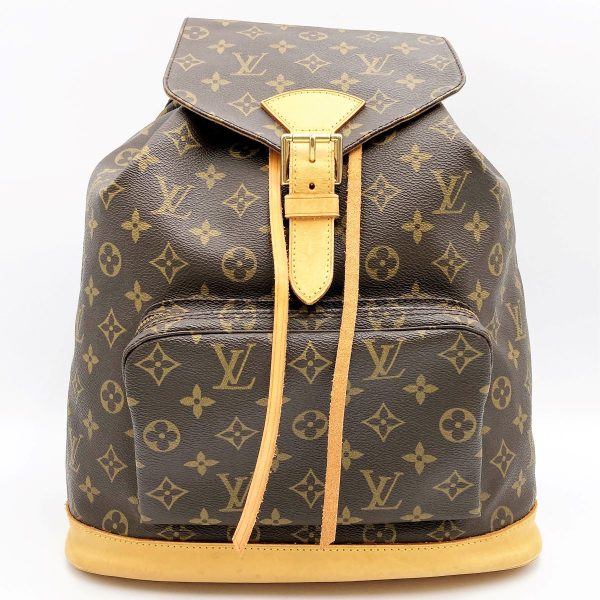 itbhkkhw8a34 1 Louis Vuitton Monsouris GM Backpack Daypack Monogram PVC Brown