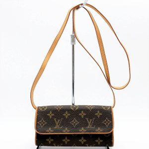 itc9buvwshfp 1 Louis Vuitton Monogram Keepall Bandouliere 55 Bag M41414 Brown