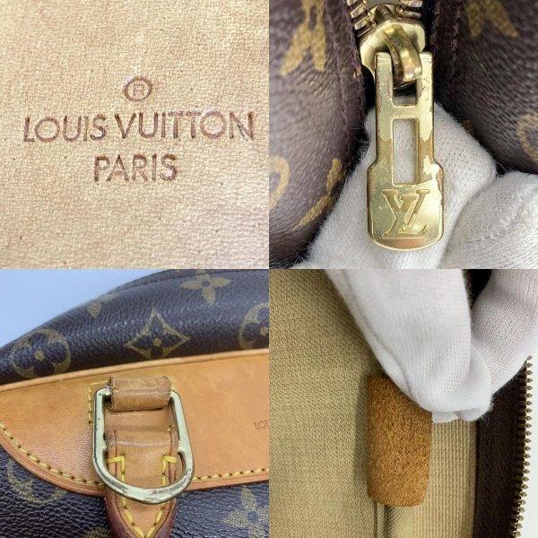 itclvmbqwz5k 16 c Louis Vuitton Bowling Vanity Deauville Handbag Monogram PVC Brown