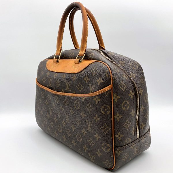 itclvmbqwz5k 4 Louis Vuitton Bowling Vanity Deauville Handbag Monogram PVC Brown