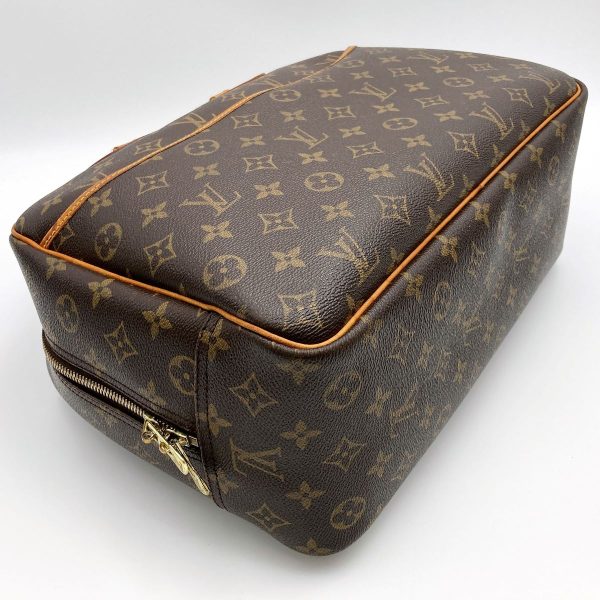 itclvmbqwz5k 6 Louis Vuitton Bowling Vanity Deauville Handbag Monogram PVC Brown