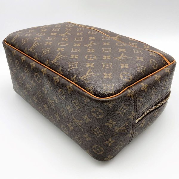 itclvmbqwz5k 7 Louis Vuitton Bowling Vanity Deauville Handbag Monogram PVC Brown